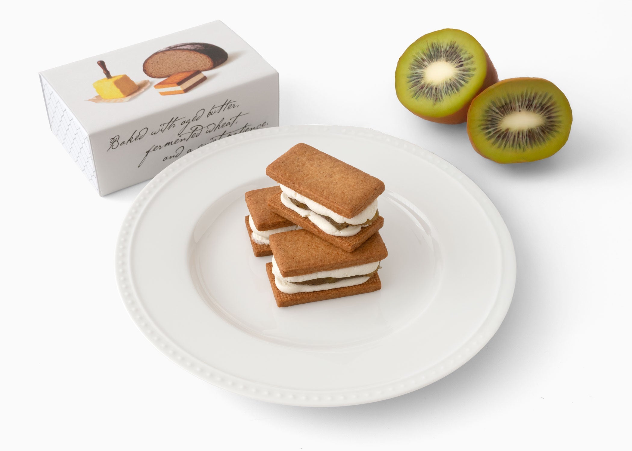 アマレットジンジャーとキウイフルーツのバターサンドの美味しさの考え方