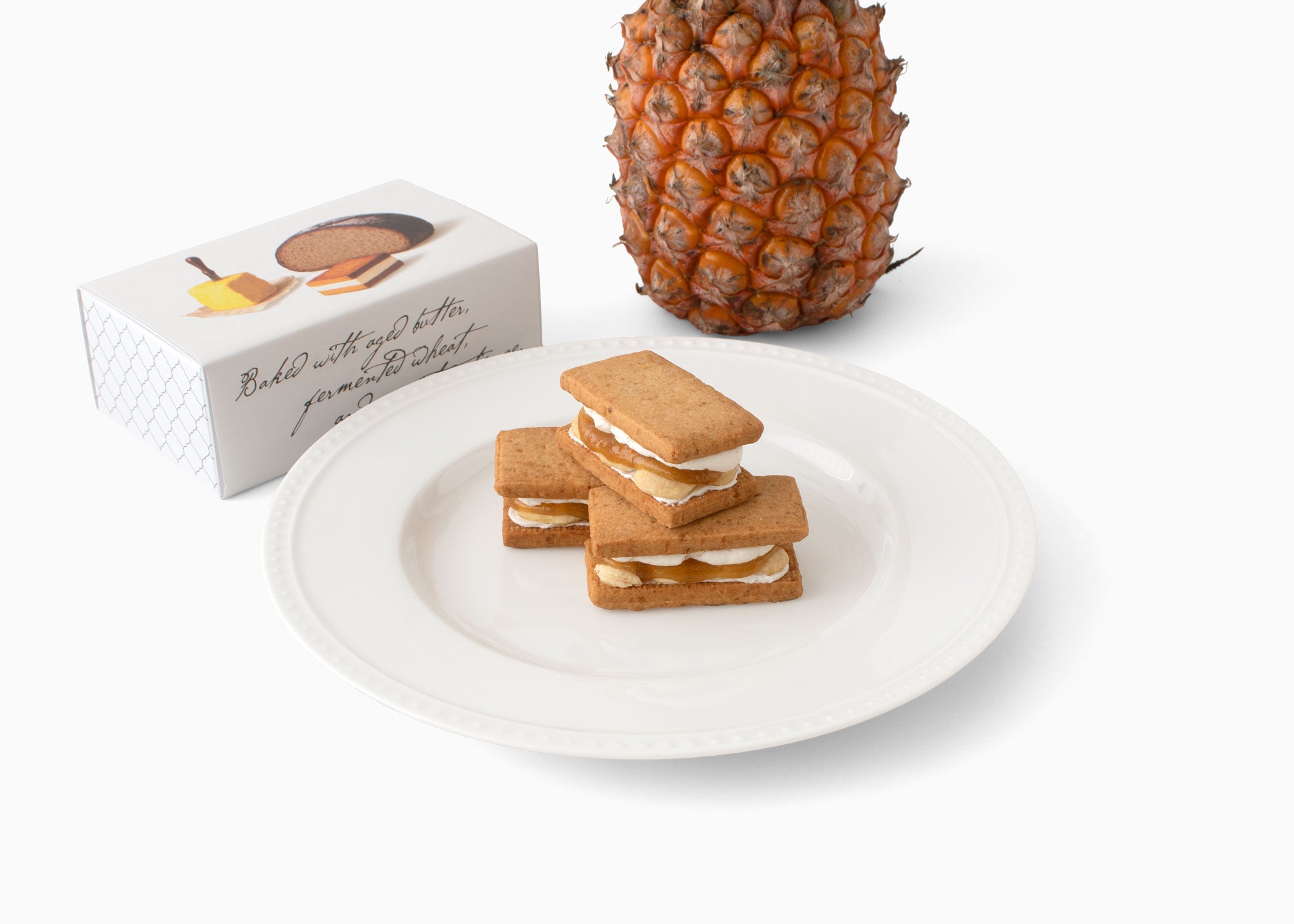 台湾パイナップルとティムールペッパーのバターサンド